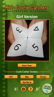 cootie catcher fortune teller iphone screenshot 1