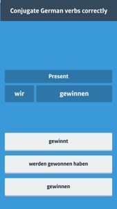 German Verbs Game screenshot #1 for iPhone