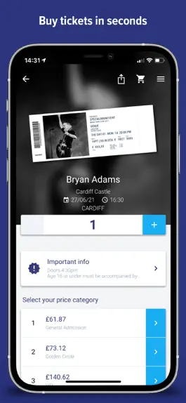 Game screenshot EVENTIM UK | Event Tickets apk