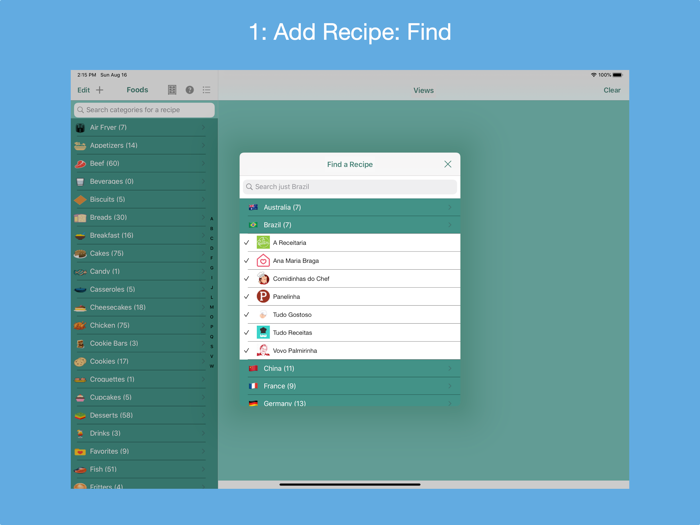 Recipe Collector