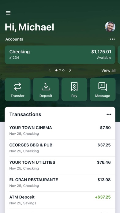 Mountain Valley Bank Dunlap TN Screenshot