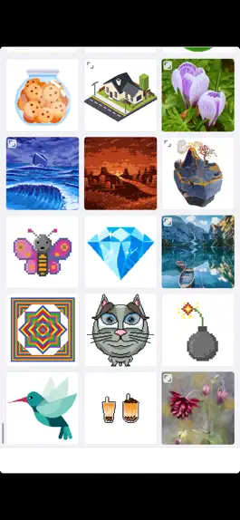 Game screenshot Pixel by Number Make Pixel Art mod apk