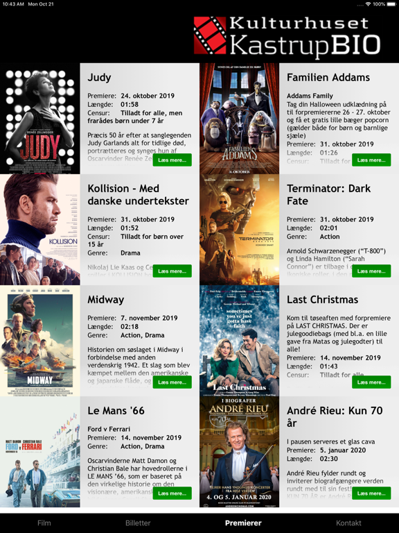 Screenshot #4 pour Kulturhuset Kastrup Bio