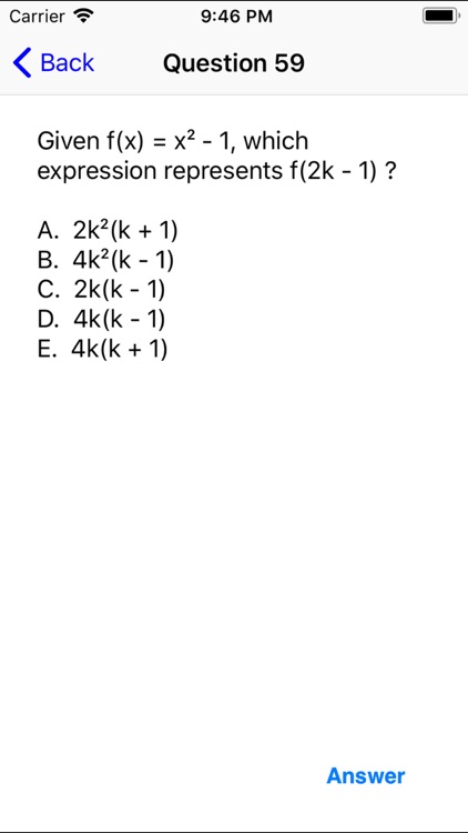 SAT Math Prep