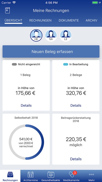 "Meine Gesundheit von AXA"