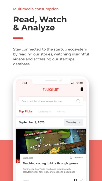 YourStory - Startup Stories Screenshot