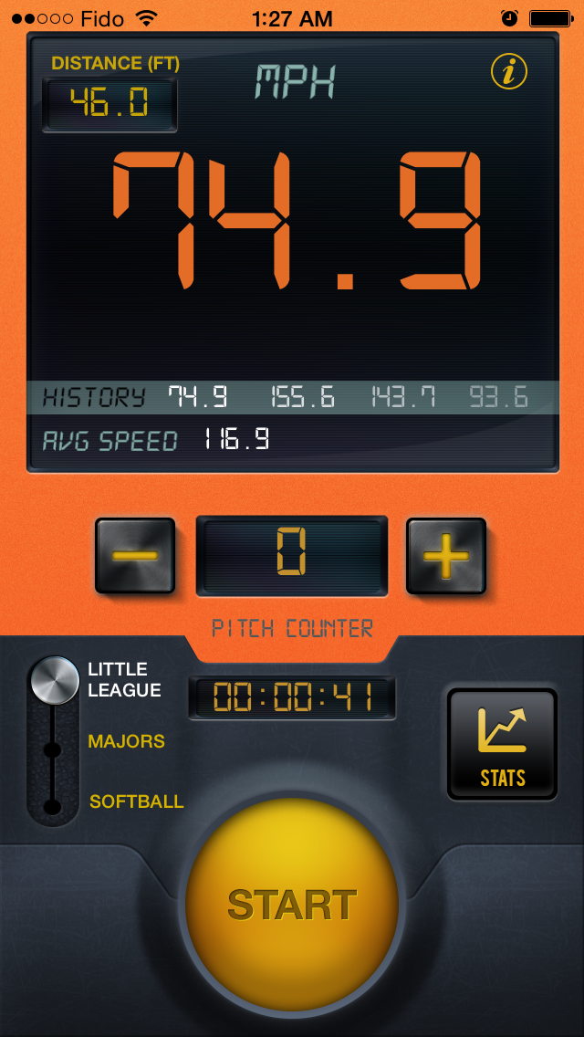 Screenshot #1 pour Radar pistolet de vitesse de b