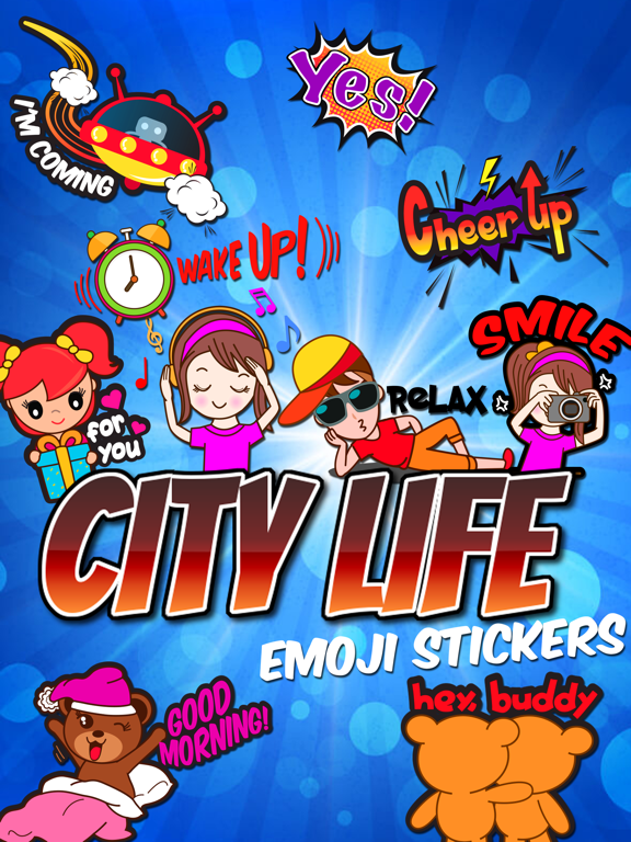 Screenshot #4 pour City Life Emoji Stickers
