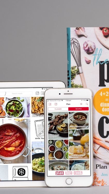 Plan Buy Cook meal planner