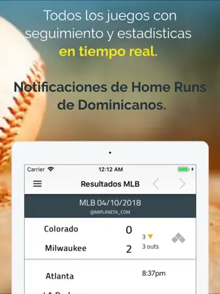 Screenshot 1 Puro Béisbol Dominicana iphone