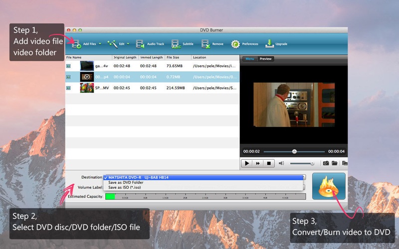 Screenshot #1 for DVD Burner - Create DVD