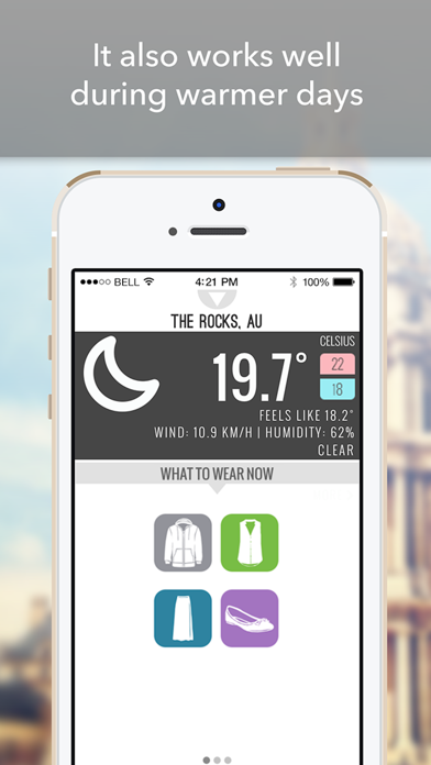 wearther - The weather forecasting app that styles you Screenshot 3