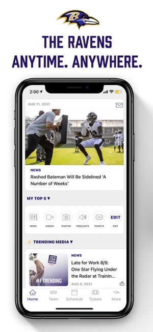 Baltimore Ravens Mobile on the App Store