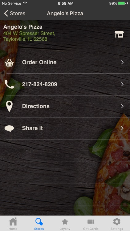 Angelo’s Pizza App screenshot-3