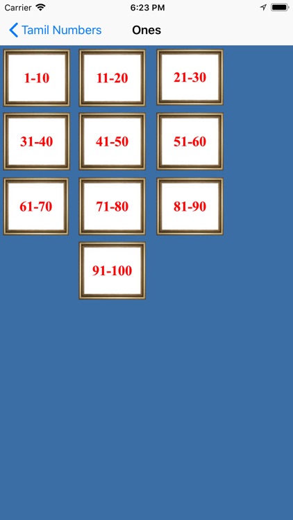 Tamil Numbers Learning