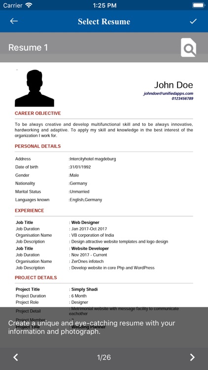 Resume Builder - CV makers screenshot-3