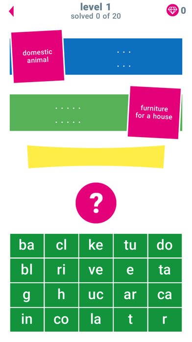 Mom's Words and Clues Game iPhone screenshot 3 - Games app