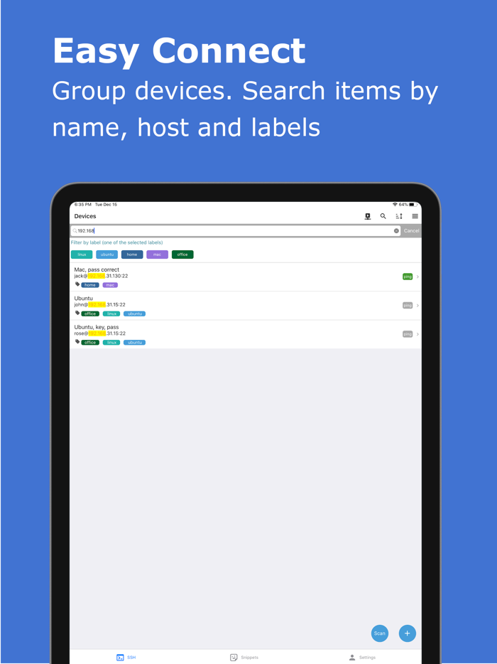 xTerminal - SSH Terminal Shell
