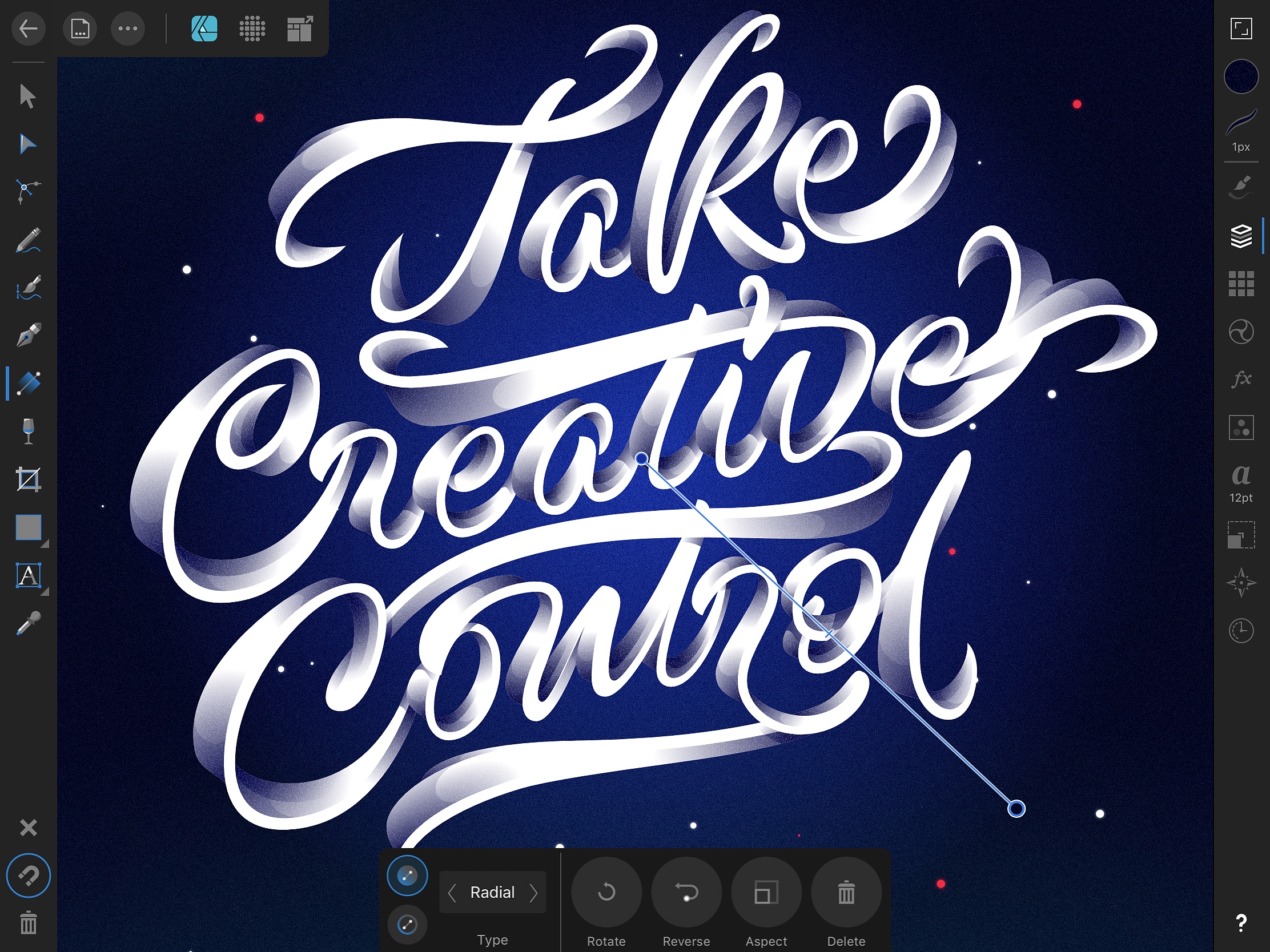 Screenshot do app Affinity Designer