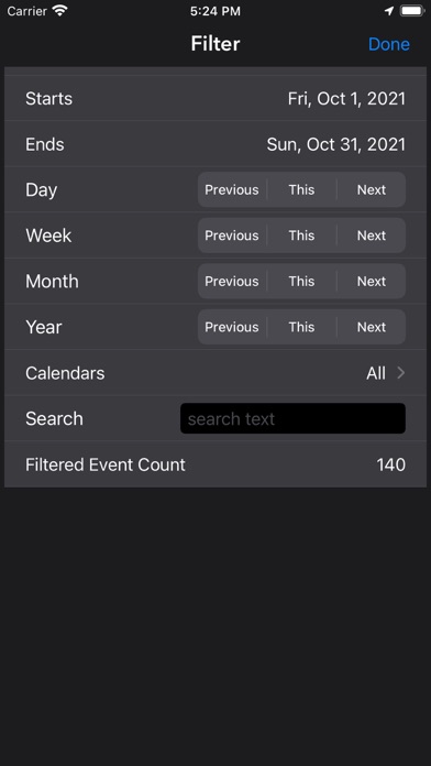 Perspectiva: Calendars, Charts Screenshot