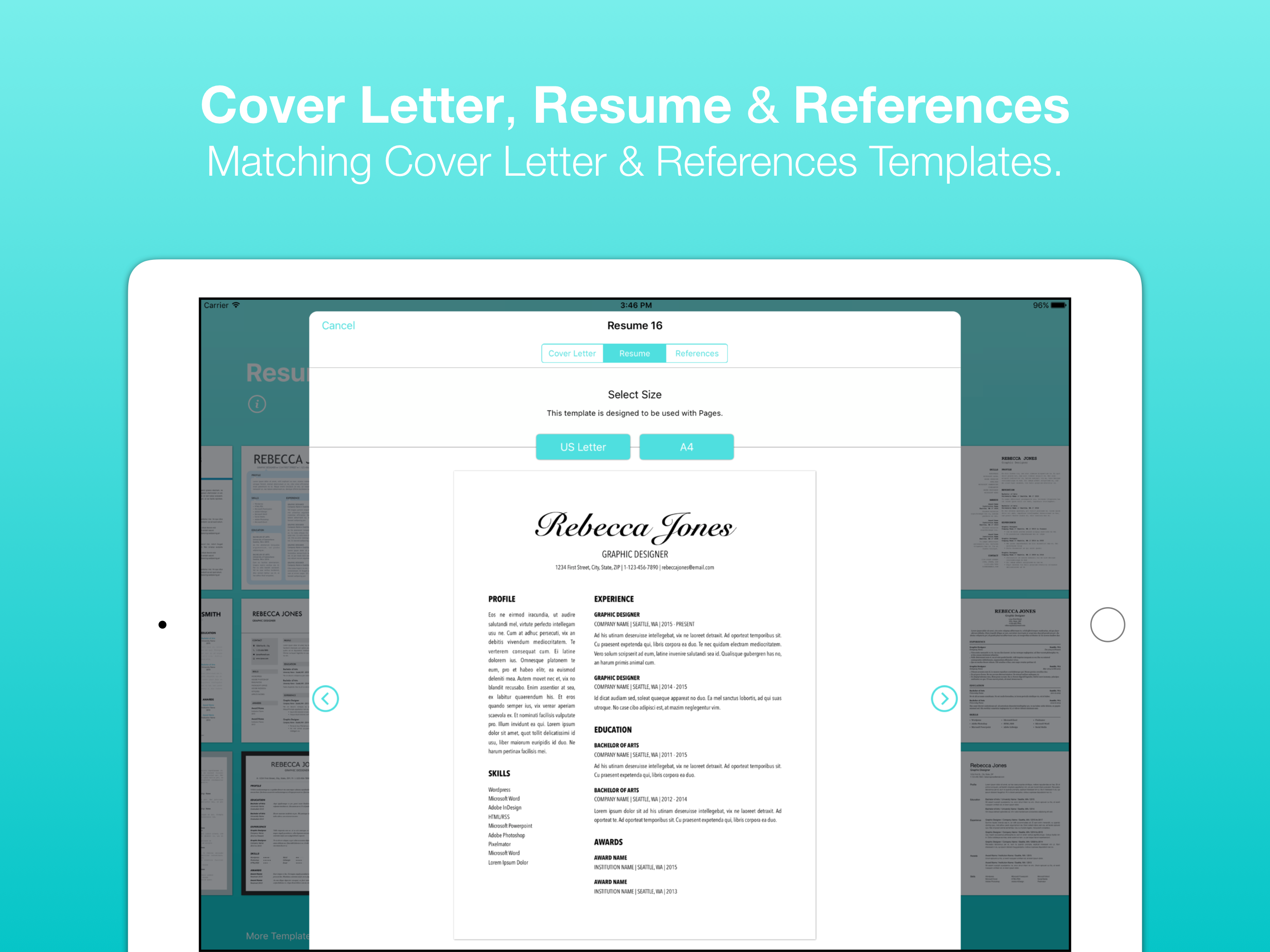 Resume Templates (for Pages) screenshot 7