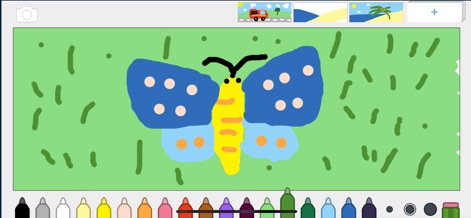 Draw and Paint for Kid Toddler - L'application permet aux enfants de laisser libre cours à leur imagination grâce à une palette de couleurs vibrantes et l'option de trois épaisseurs de ligne pour des créations uniques.