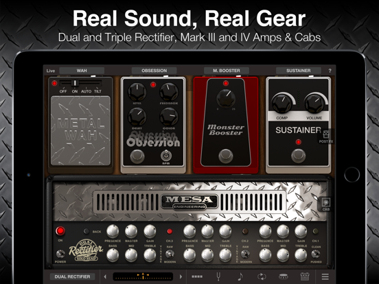 AmpliTube MESA/Boogie iPad app afbeelding 1