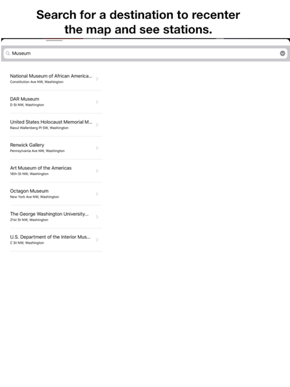 Screenshot #4 for Bike Stations Washington DC