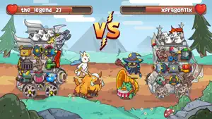 Cat'n'Robot: Idle Defense screenshot 1