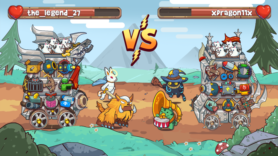 #1. Cat'n'Robot: Idle Defense (iOS) Bởi: Dino Go Corp