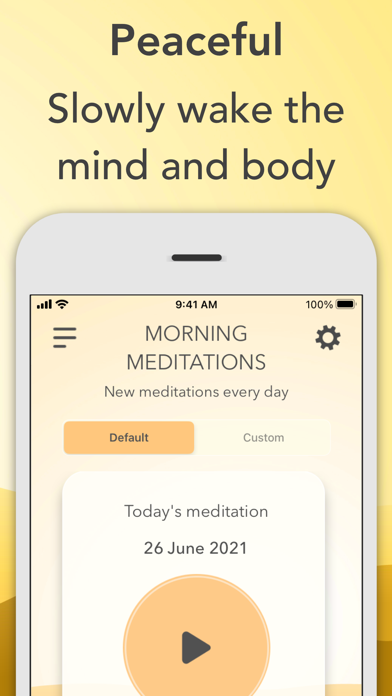 Morning Meditations Screenshot