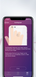 Cardiograph Heart Rate screenshot #2 for iPhone