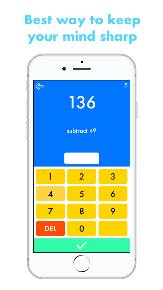 #4. Math Quiz Brain Game (iOS) 由: Georgi Zlatinov