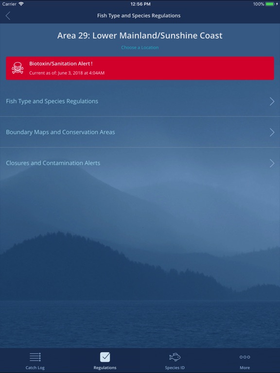 iPad Image of FishingBC