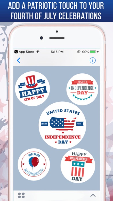 July 4th Stickers For iMessage screenshot 2