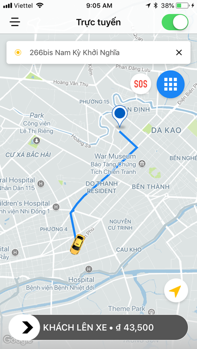 VietMap Đà Nẵng Taxi Driver screenshot 3