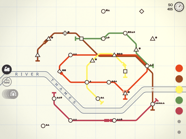 ‎Mini Metro+ Screenshot