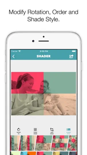 Captura de pantalla de Shader - Be Unique en iPhone 4
