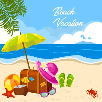 Beach Vacation Summer Stickers Cheats