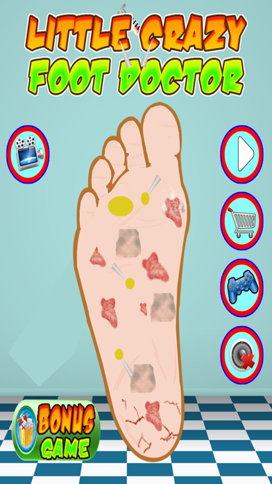 How to cancel & delete Little Crazy Foot Doctor Games from iphone & ipad 1