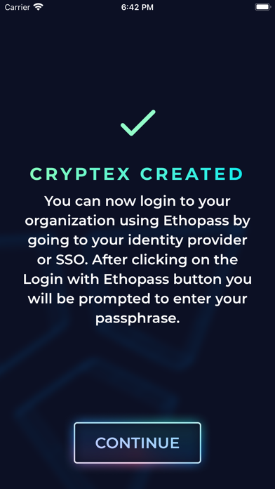 Ethopass Screenshot