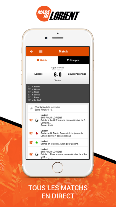 Foot Lorient screenshot 3