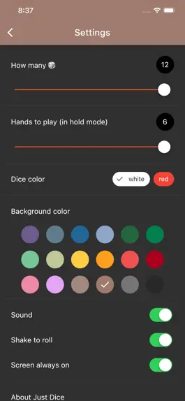 Game screenshot Just Dice: Simple & Fun hack