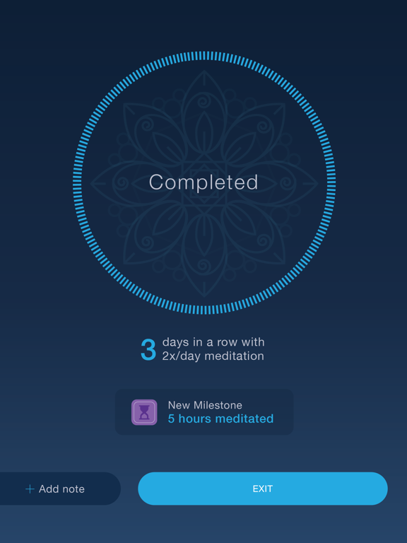 Unbounded - Meditation Timer iPad screenshot 4 - Health & Fitness app