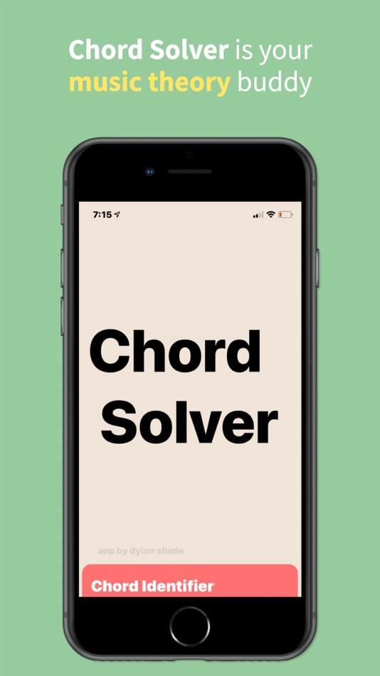 #1. Chord Solver (iOS) 由: Dylan Shade