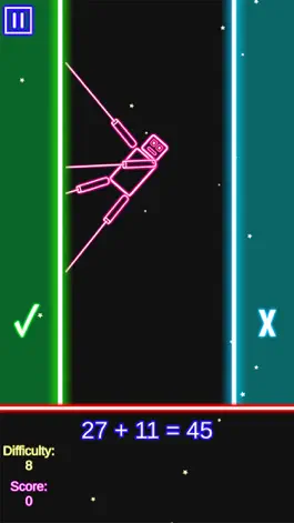 Game screenshot Laser Math Game: 4 Operations hack