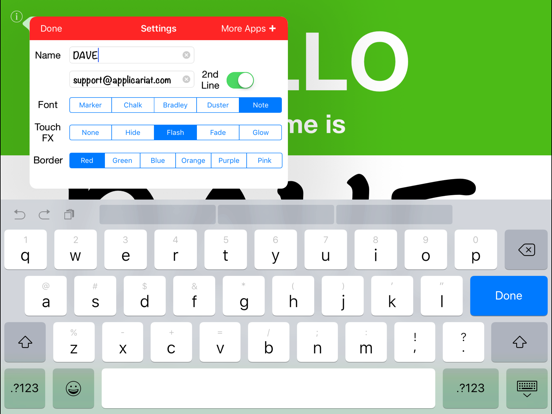 Screenshot #5 pour Hello Name Tag