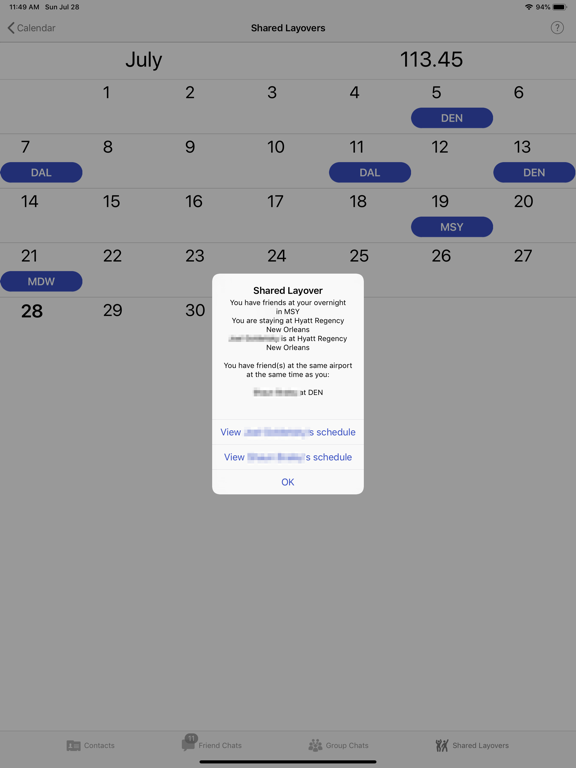 CrewZApp iPad screenshot 9 - Travel app