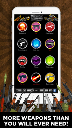 100+ Weapon Sounds & Buttons screenshot 3