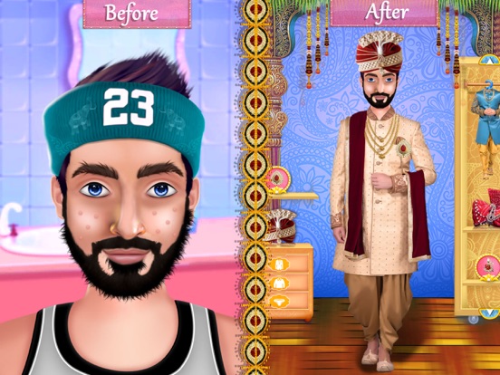 Royal Indian Girl Wedding iPad screenshot